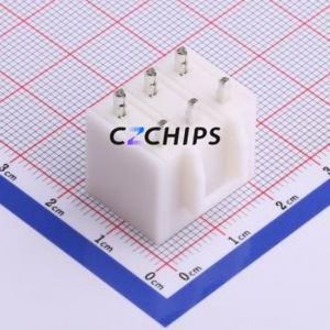 HX62008-6A Wire-to-Board Pin Header Through hole Component (THT),P=6.2mm Connector 2x3P 6.2mm Through Hole 6P - Product Image 2