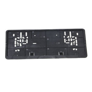 Cadre de plaque d'immatriculation en aluminium personnalisé européen Support de plaque d'immatriculation de voiture en plastique ABS imprimé personnalisé en gros - Product Image 2