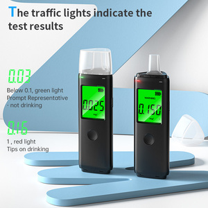 FZW HM-01 Éthylotest Rechargeable Professionnel Portable pour Usage Personnel Testeur d'Alcool Capteur Semi-conducteur Réponse en 10s - Product Image 1