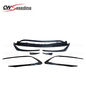 Oem Stijl Carbon Voorbumper Lip Lip Voor MERCEDES-BENZ CLA-CLASS W117 CLA250 CLA45