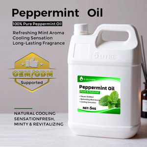 Aceite Esencial de Menta Destilado al Vapor, Puro, Sin Aditivos, Sin Conservantes, Sin Colorantes, Solo para Uso Externo - Product Image 1