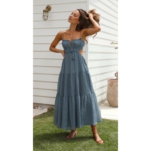 Vestido de Tirantes con Espalda Descubierta, Estilo Minimalista, Color de Tela Personalizado - Product Image 4