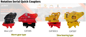 ชุดต่อเร็ว<span class=keywords><strong>แบบ</strong></span>หมุนเกียร์หนอน OEM/ODM สำหรับรถขุดขนาด 5-8 ตัน - Product Image 5