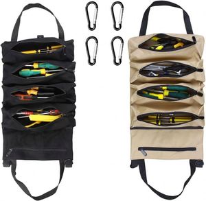 Free sample Multi-Function Roll <b>Tool</b> <b>Kit</b> Hanging Zipper Carry <b>Bag</b> Canvas <b>Kit</b> <b>Tool</b> <b>Bag</b> Super Rolling <b>Tool</b> Roll - Product Image 3