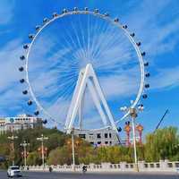 Grande Roue de Ferris Spectaculaire pour Parc d'Attractions, Grand Équipement Populaire et Romantique pour Ville, Grande Roue de Ferris Extérieure à Vendre