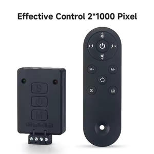 وحدة تحكم إضاءة ستائر واي فاي WS2811 WS2812B WS2815، وحدة تحكم سلسلة أضواء LED ملونة قابلة للبرمجة عبر التطبيق، تيار مستمر <span class=keywords><strong>5</strong></span>-24 فولت - Product Image 4