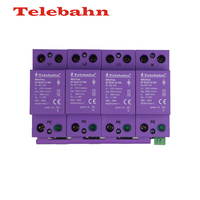Dispositif de protection contre les surtensions triphasé 4P 255V 25kA 10/350μs AC SPD 8/20μs 50-100kA L-PE/N-PE pour TNC-S/TN-S