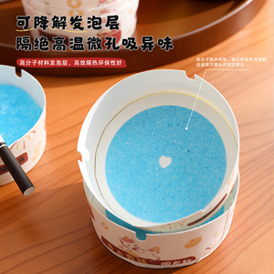 Disposable Ashtray Round Water Filled Foaming Smoke Proof Outdoor Use - Product Image 5