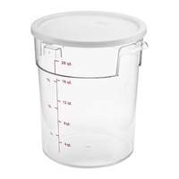 Récipients ronds empilables de 20L pour aliments pour la maison et les affaires coffre-fort sans couvercles pour les fournitures d'hôtel et de restaurant