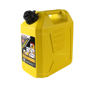 SEA FLO Bidon de Carburant <span class=keywords><strong>Essence</strong></span>/Diesel 10L/20L Rouge en PEHD avec Verrouillage Enfant, Surface Mate, Garantie 1 An, pour <span class=keywords><strong>Bateau</strong></span>, Mini, OEM - Product Image 4