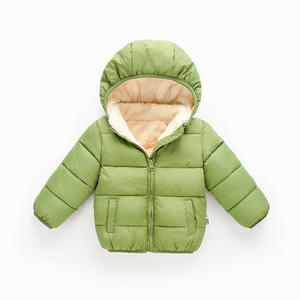 Ventes chaudes - Manteaux pour enfants, doux, épais, à capuche amovible, manteau d'hiver uni, vêtements décontractés pour bébés, vêtements d'extérieur - Product Image 4