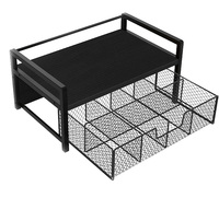 Boîte de rangement, tiroir de rangement pour sachets de thé, armoire multifonctionnelle pour service à thé, adaptée aux hôtels, bureaux, salles de thé, zones de camping