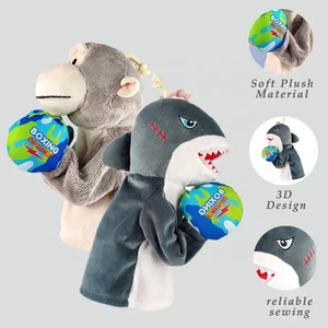 Yuglow Giocattolo Marionetta Elettrica da Boxe con Luci e Suoni, Gioco Interattivo Musicale per Battaglie, Marionetta di Peluche Antistress Genitore-Figlio - Product Image 1