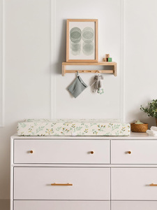 <span class=keywords><strong>Table</strong></span> à <span class=keywords><strong>langer</strong></span> pour bébé en bambou et coton, design moderne 2025, pour chambre à coucher et salon - Product Image 3