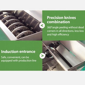 Củ cải da loại bỏ máy củ cải cạo cà rốt cây ngưu bàng daikon Peeler Máy S - Product Image 5