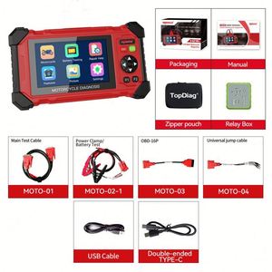 TopDiag M216 Universal Motorcycle Diagnostic Scanner OBD2 ECU Reset ABS Diagnosis Tool 1 Year for /DUCATI/YAMAHA/KAWASAKI - Product Image 6