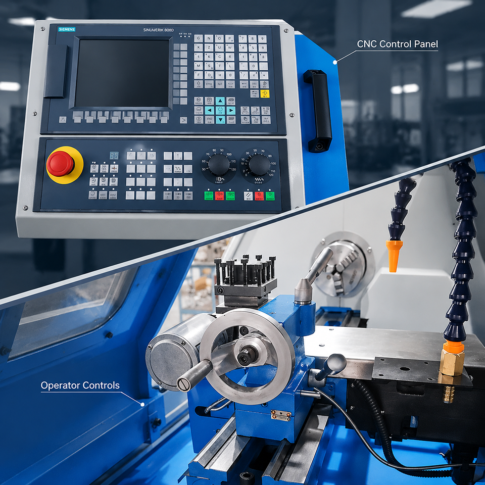 SUMORE Metal CNC Lathe Machine CK0618 Precision Benchtop Mini CNC ...