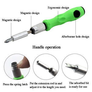 Mini destornillador 32 en 1, juego de herramientas de mano, juego de destornilladores sin chispas de varios tamaños para reparación de teléfonos móviles y computadoras - Product Image 5