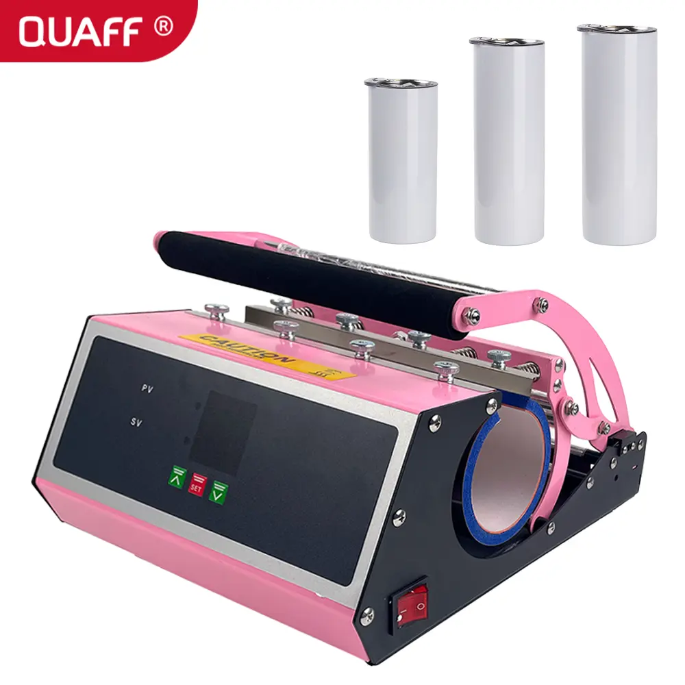 QUAFF昇華カスタムロゴカップ印刷機用30オンスタンブラー熱プレス機自動