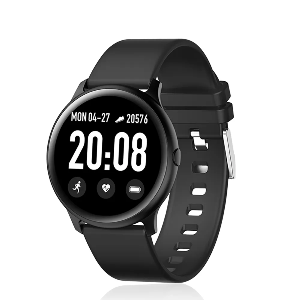 2022 New KW19 smart watch women Man Da Fit Fitness sport watch round smart watch KW19 For xiaomi Ios smart Bracelet