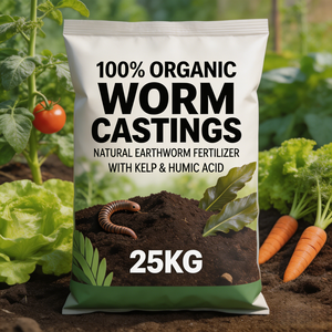 Fertilizante Natural de Gusano de Tierra 100% Premium con Algas y Ácido Húmico - Product Image 1