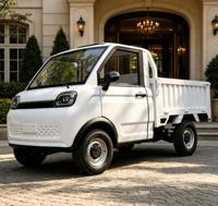 Camionnette électrique mini-benne LHD L6E certifiée CEE COC, nouvelle énergie, batterie lithium, plateau large 1,6*1,35m