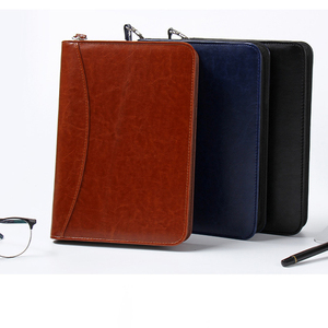 Carnet A5 en cuir durable, classeur multifonctionnel avec pochette de rangement détachable à fermeture éclair, format créatif à feuilles mobiles, couverture rigide pour affaires, Xiwan - Product Image 3