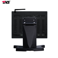 POS sistemi için masaüstü sağlam endüstriyel Panel PC in-tel J1900 işlemci 12.1 inç dokunmatik monitör