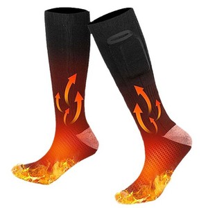 Venta al por mayor 7,4 V batería recargable eléctrica calcetines calefactables tripulación para invierno al aire libre de esquí al por mayor calcetines calefactables de esquí - Product Image 5