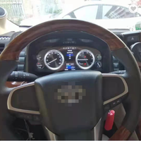 Salpicadero de coche LCD de 12,3 pulgadas para Toyota Hiace 2019-2021 HD 1920*720 Play Store Google Map en línea fuera de línea mapa tablero digital