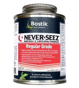 Lubrifiant industriel CJ5 Never-Seez NSBT-16, qualité AGMA, haute température, anti-gel, graisse argentée pour filetages et fixations - Product Image 4