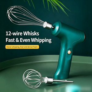 <span class=keywords><strong>Fouet</strong></span> à œufs rechargeable à main en plastique ABS à 3 vitesses pour fouetter la crème, outil de pâtissier professionnel pour la maison, batteur à œufs électrique - Product Image 5