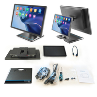 Универсальная POS-система с сенсорным экраном 15,6 дюйма, процессором Intel Celeron Core, OEM-дисплеем 10,1 дюйма, Windows/Android, кассовый аппарат POS