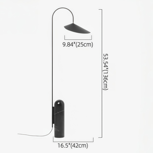 <span class=keywords><strong>Lampada</strong></span> <span class=keywords><strong>da</strong></span> <span class=keywords><strong>Terra</strong></span> Moderna con Base in Marmo Naturale e <span class=keywords><strong>Paralume</strong></span> Alto in Metallo Stile Nordico <span class=keywords><strong>per</strong></span> Soggiorno - Vendita all'Ingrosso Online - Product Image 2