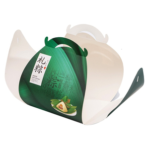 Tùy chỉnh thực phẩm hộp thẻ với hình dạng đặc biệt không thường xuyên Bao bì hộp giấy in ấn <span class=keywords><strong>drgon</strong></span> thuyền festaival gói hộp - Product Image 2