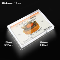 Affichage magnétique acrylique transparent de Tableau de cristal de cadre photo de HD pour des Photos de Polaroid