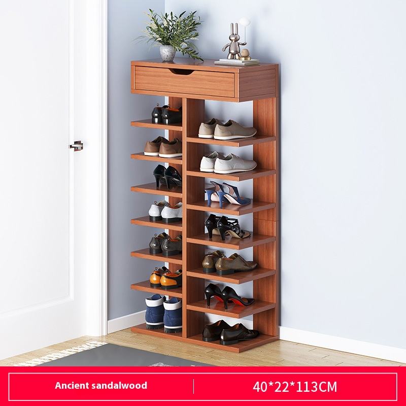 8-layer antique sandalwood color 113cm