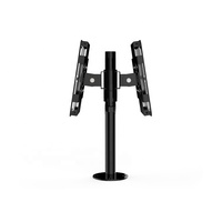Support de tablette de poteau monté sur bureau réglable en hauteur à double écran pour 10.2"