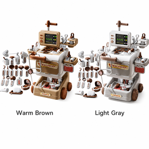 Juego de 47 Piezas de Juguete de Doctor para Niños, Carrito Médico de Simulación, Juego de Imitación de Dentista y Enfermera, con Sonido, Luz y Monitor, Estación de Trabajo Educativa - Product Image 2