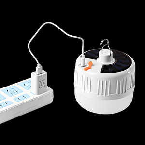 Interior DE EMERGENCIA Solar recargable con bombilla Iluminación al aire libre Usb <span class=keywords><strong>E27</strong></span> Carga <span class=keywords><strong>LED</strong></span> Bombilla Luz - Product Image 3