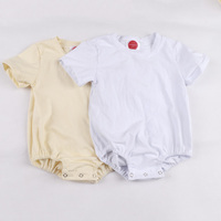 Nouvelle Combinaison Courte Personnalisée pour Bébé, en Coton Doux et Respirant, Essentielle au Quotidien pour Tout-Petits, avec Fermeture à Boutons-Pression