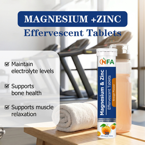 Tabletas Efervescentes de Magnesio y Zinc con Calcio y Potasio para Mantener los Niveles de Electrolitos, Bebidas Suplementarias - Product Image 3