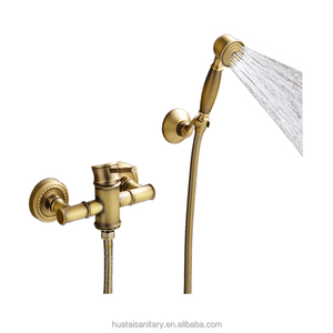 Salle de bain baignoire montage mural bambou antique bronze laiton baignoire mitigeur robinets de bain mitigeurs de <span class=keywords><strong>douche</strong></span> robinets - Product Image 1