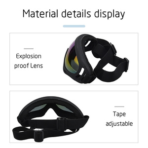 แว่นกันแดดสำหรับสัตว์เลี้ยงแบบพับได้แว่นตากันลมกันแสง UV สำหรับสุนัขกลางแจ้งฤดูร้อน - Product Image 6