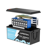 Paket Baterai Lithium Lifepo4 24V 50AH 100AH 200AH yang Dapat Disesuaikan untuk RV, Golf Cart, Penyimpanan Energi Surya Rumah
