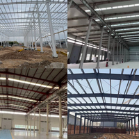 Edificio de Estructura de Acero, Almacén de Estructura de Acero Prefabricado, Cobertizo Metálico