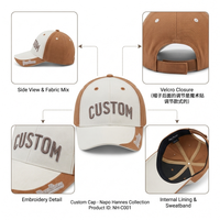 Gorra de Béisbol Estructurada al por Mayor 2026, Perfil Alto, Parte Delantera de Tela de Algodón, Logotipo Personalizado Bordado, Cierre de Velcro, Suministro de Fábrica