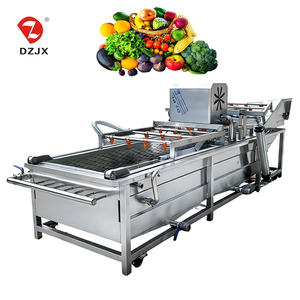 เครื่องทำความสะอาดผักหัวโตแบบอัตโนมัติเต็มรูปแบบ DZJX สำหรับหัวไชเท้า/รัมบูตัน/ผลไม้ทะเล/ซีบัคธอร์น สำหรับการค้า - Product Image 1