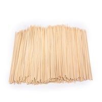 Brochettes et bâtonnets jetables en bambou naturel pour barbecue, camping et fêtes – Chine