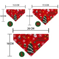 Articles de Noël : Écharpes, Écharpes triangulaires pour chiens, Écharpes pour animaux de compagnie, Lingettes anti-salive, Bavoirs, Écharpes pour chats, Écharpes pour petits chiens